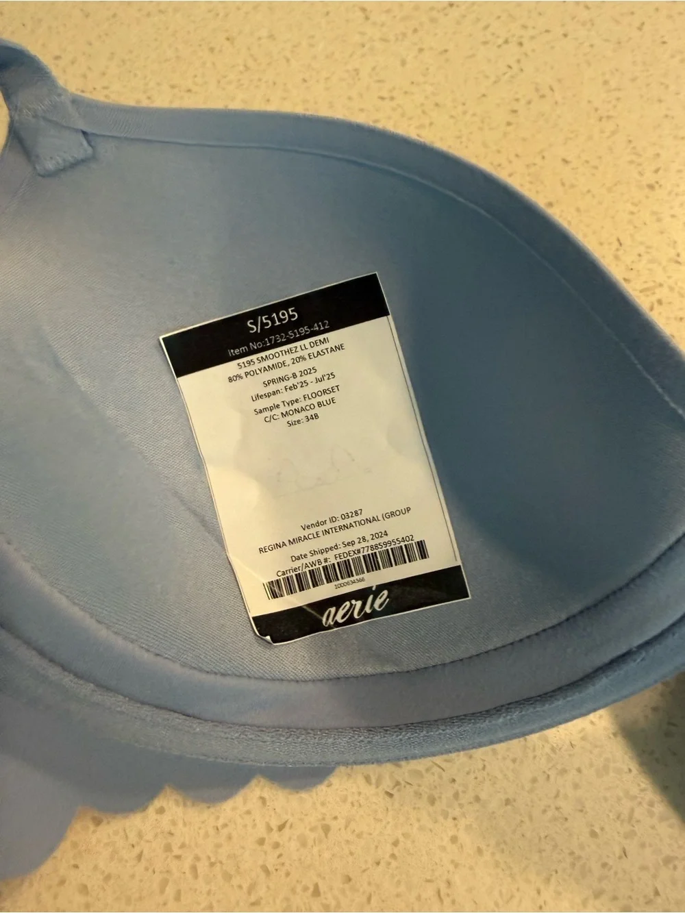 Aerie Smoothez Demi Bra 34B